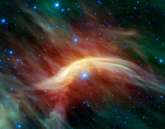 Blue star image from NASA