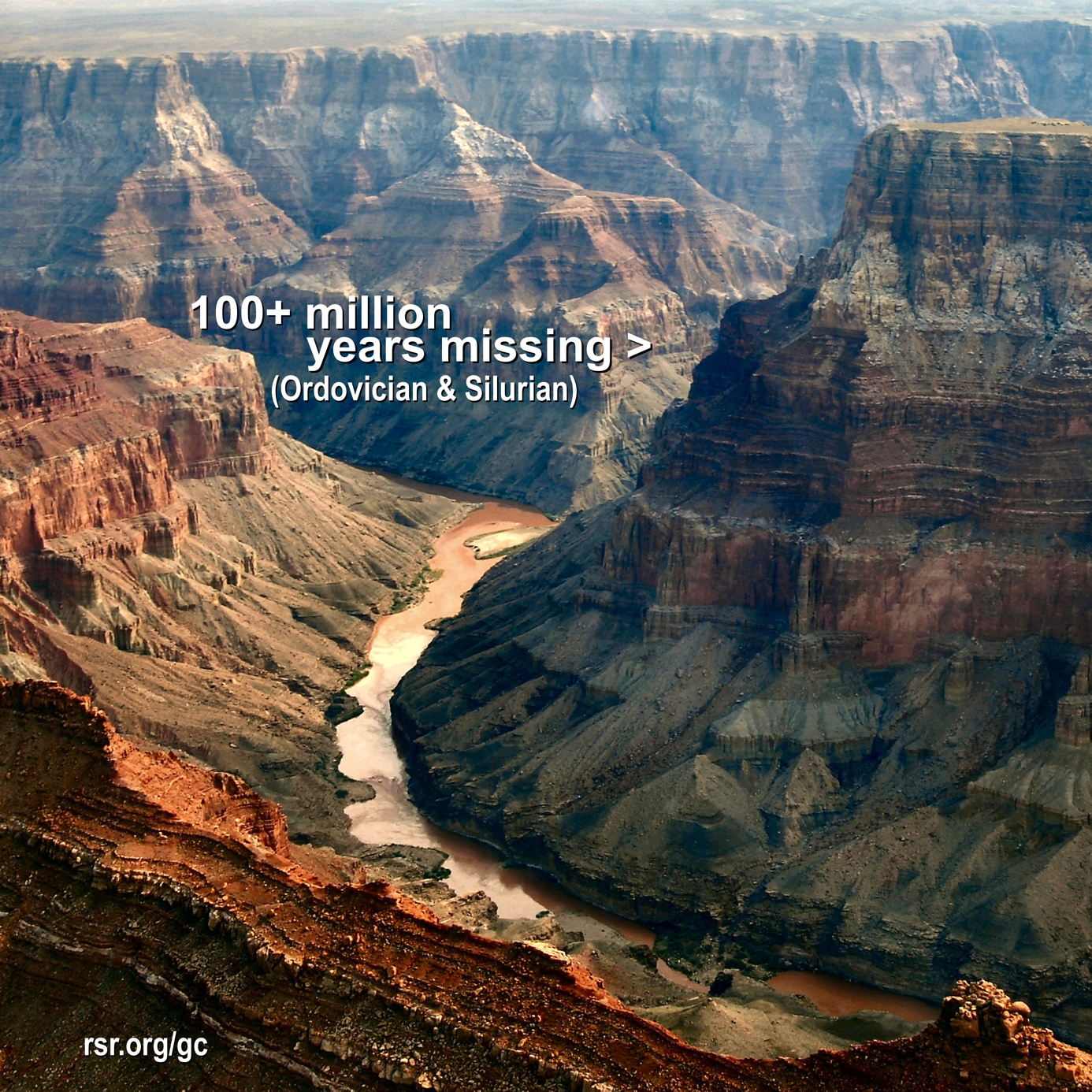 Missing strata from the geologic column in the grand canyon