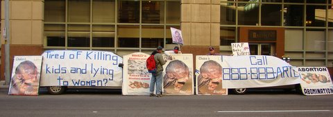 ARTL signs outside of Tiller award event