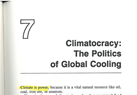 The Cooling, chapter 7: Politics of Global Cooling